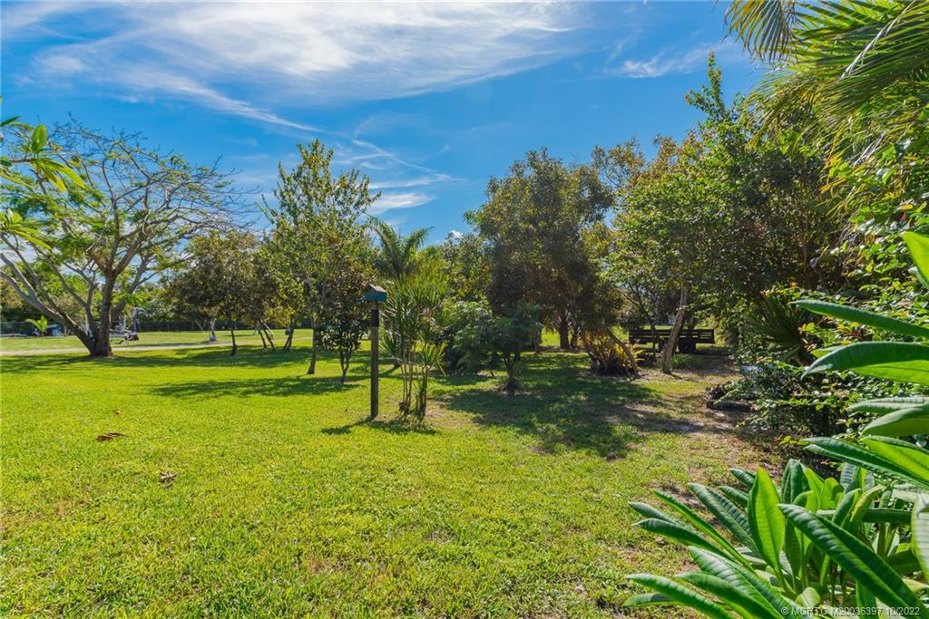 5374 Southeast Horseshoe Point Road Stuart, FL 34997 - Photo 11 of 38 a view of a backyard with green space