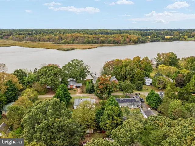 a view of a lake with a mountain