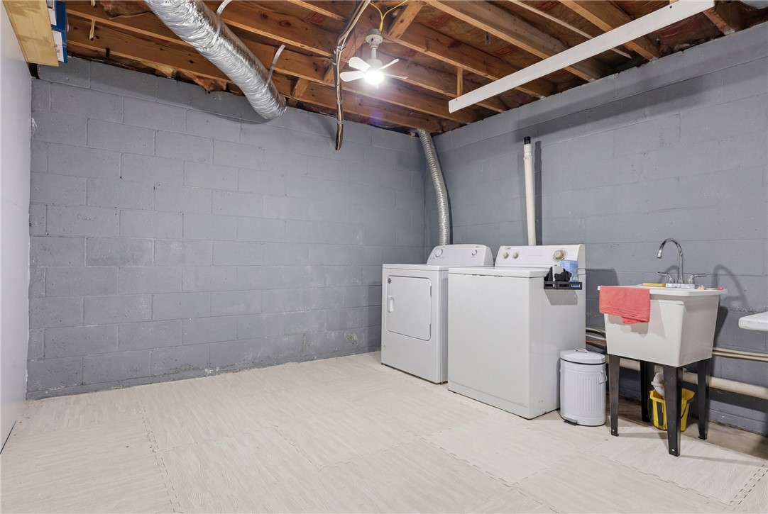 602 South Tugaloo Street Walhalla, SC 29691 - Photo 27 of 39 Functional basement space, equipped for all your laundry and utility needs.