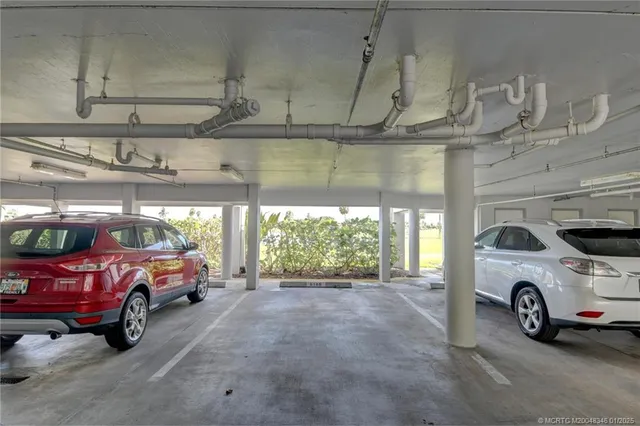 a view of sky from balcony