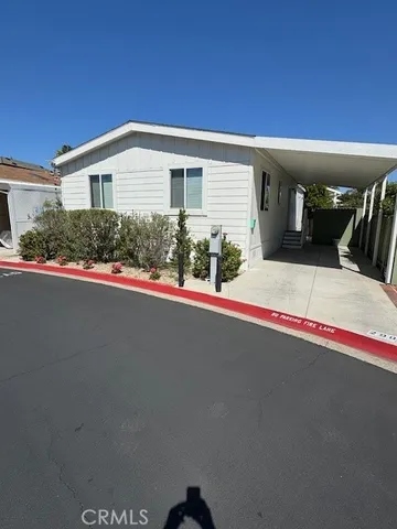 a house with a flower garden