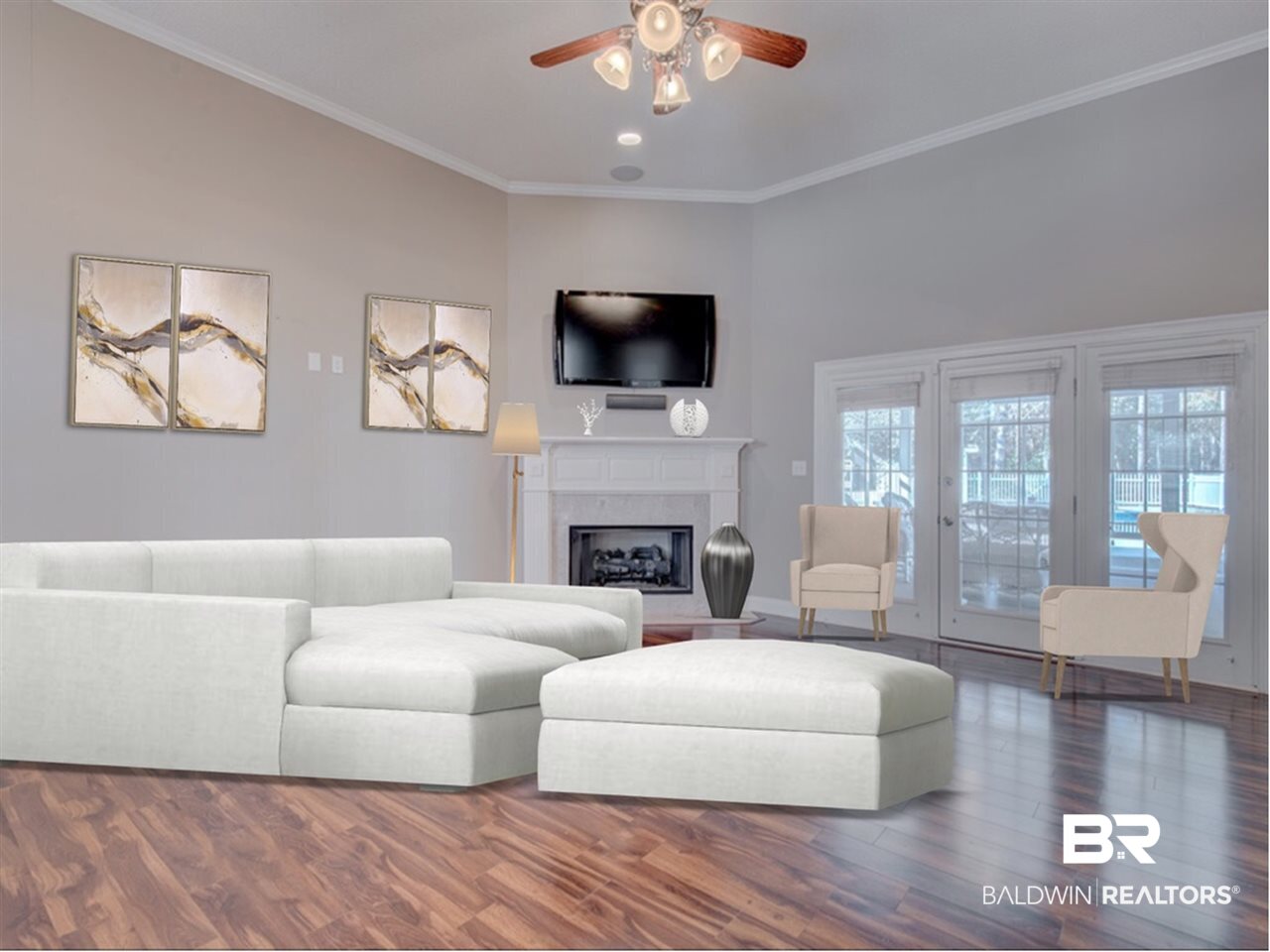14811 Timber Ridge Drive Loxley, AL 36551 - Photo 13 of 50 Living Room Staged