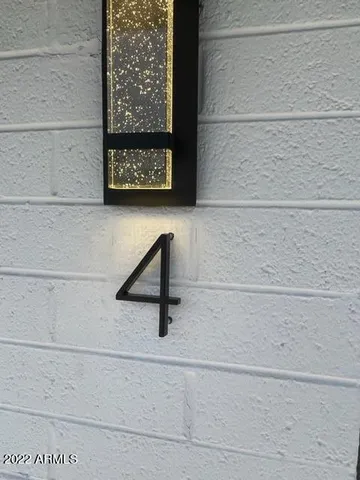 a view of front door