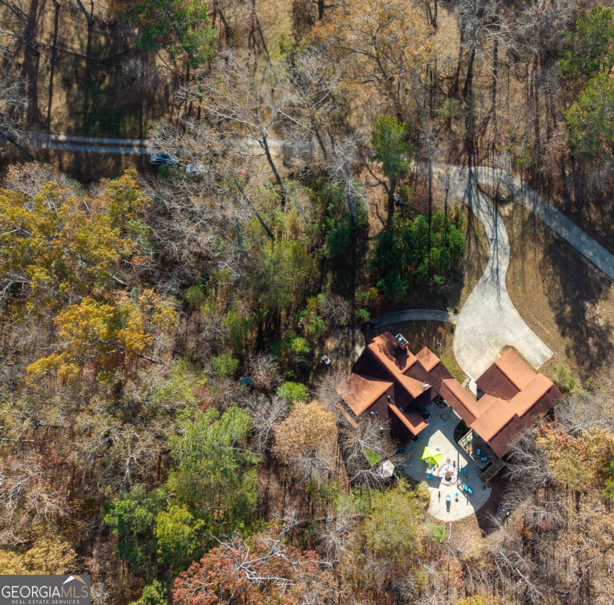 1045 Fincher Road Canton, GA 30114 - Photo 65 of 69 an aerial view of a house with a yard