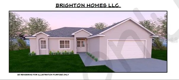 a view of backyard with a garden and plants