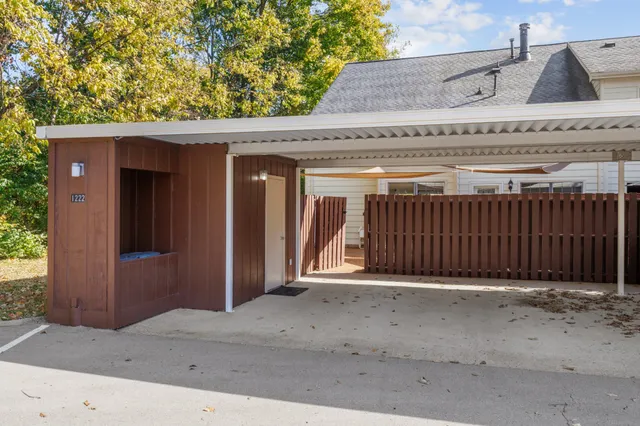 a view of a door front of house
