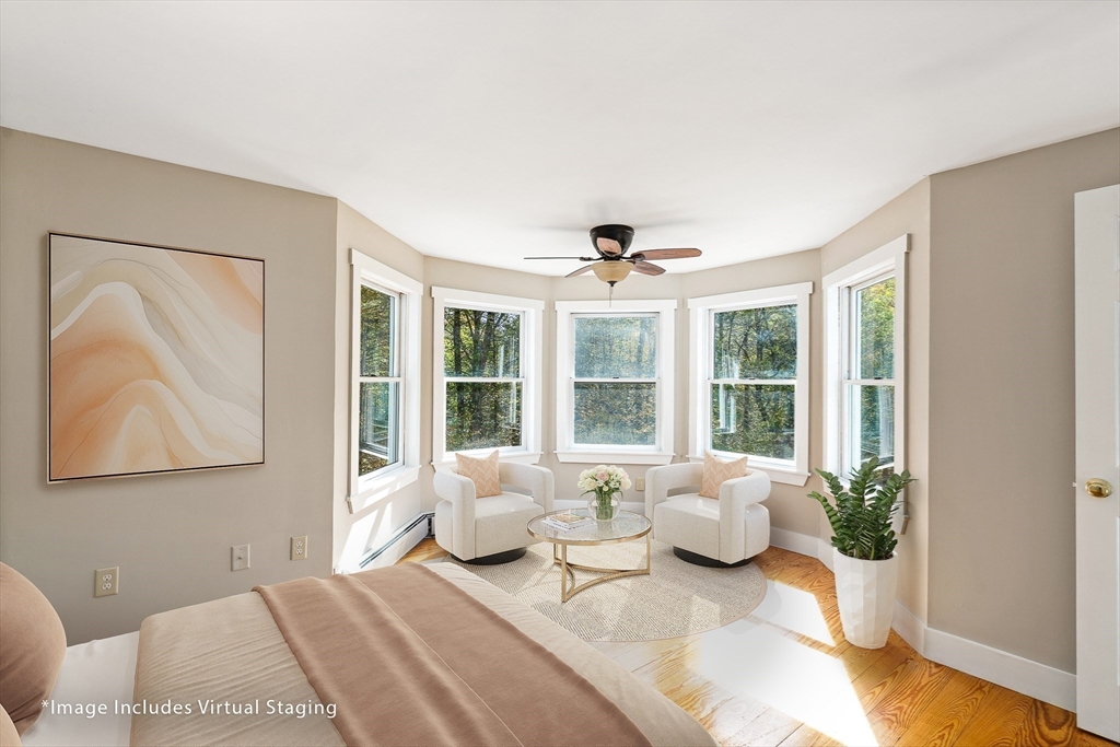 230 South Ashfield Road Conway, MA 01096 - Photo 28 of 35 a bedroom with furniture and a large window