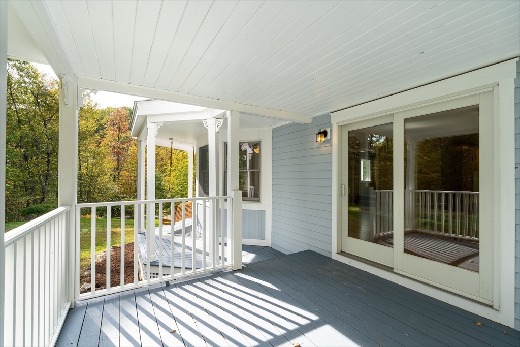230 South Ashfield Road Conway, MA 01096 - Photo 5 of 35 a view of a balcony with wooden floor