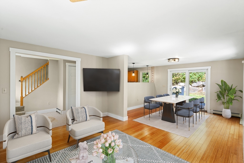 230 South Ashfield Road Conway, MA 01096 - Photo 10 of 35 a living room with furniture and a flat screen tv