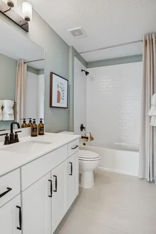 a bathroom with a sink a toilet and a bathtub