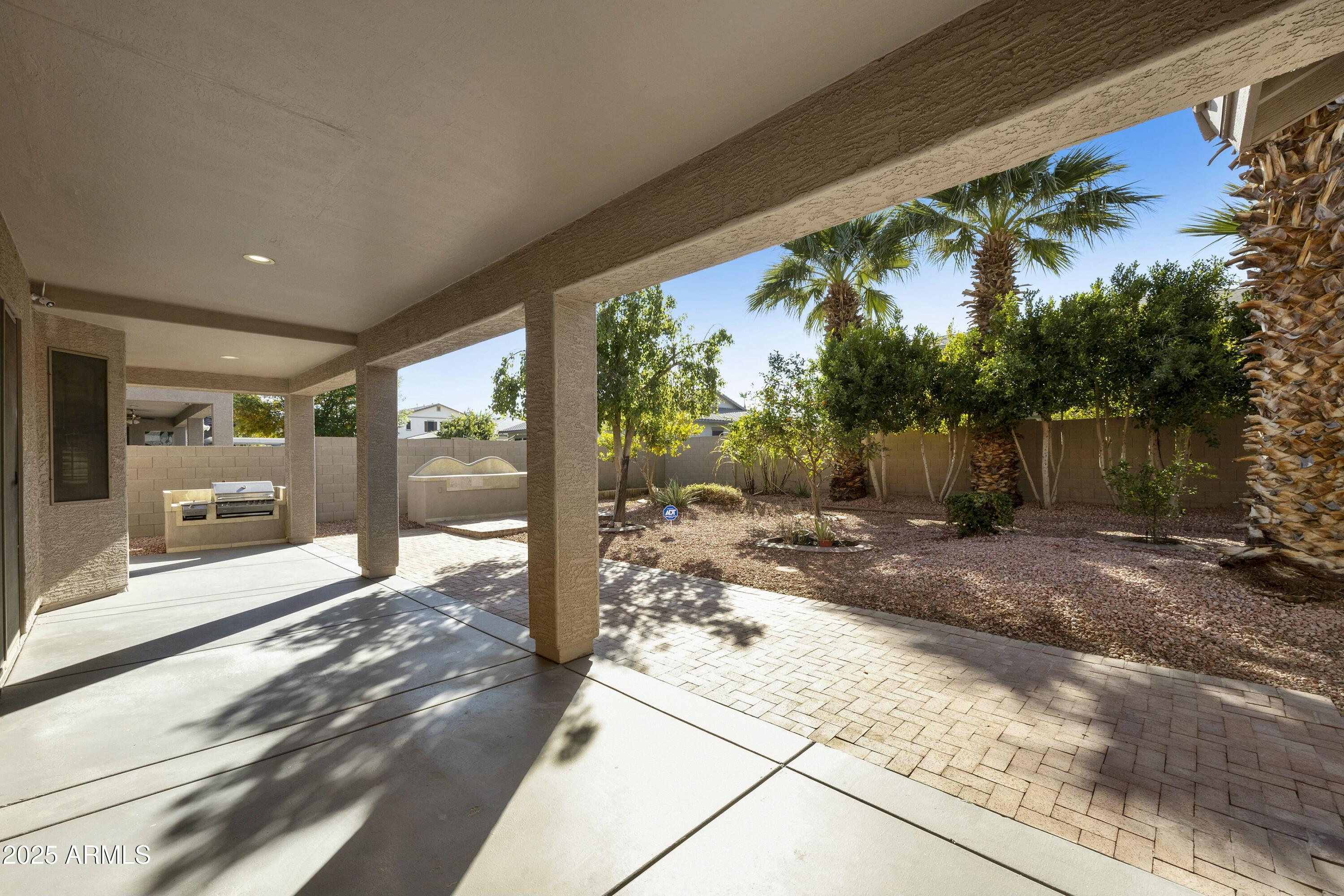 4615 West Corral Road Laveen, AZ 85339 - Photo 42 of 48 a view of a porch with a backyard