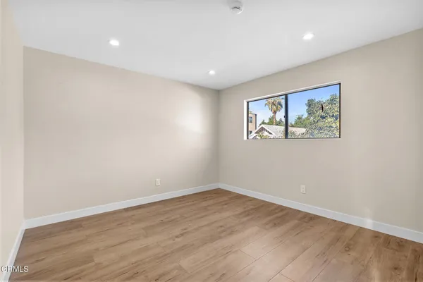 wooden floor in a room