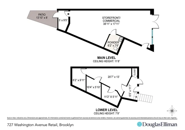 $5,750 | 727 Washington Avenue, Unit RETAIL | Crown Heights