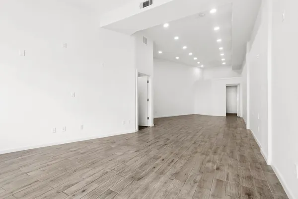 wooden floor in an empty room