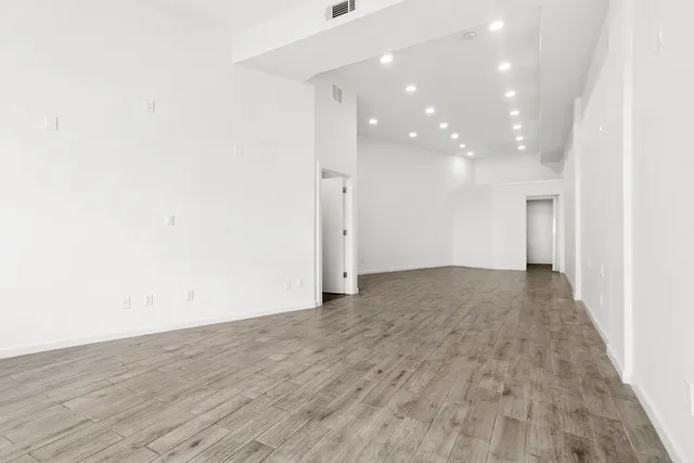wooden floor in an empty room