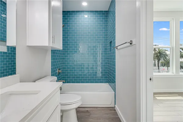 a view of a city from a balcony