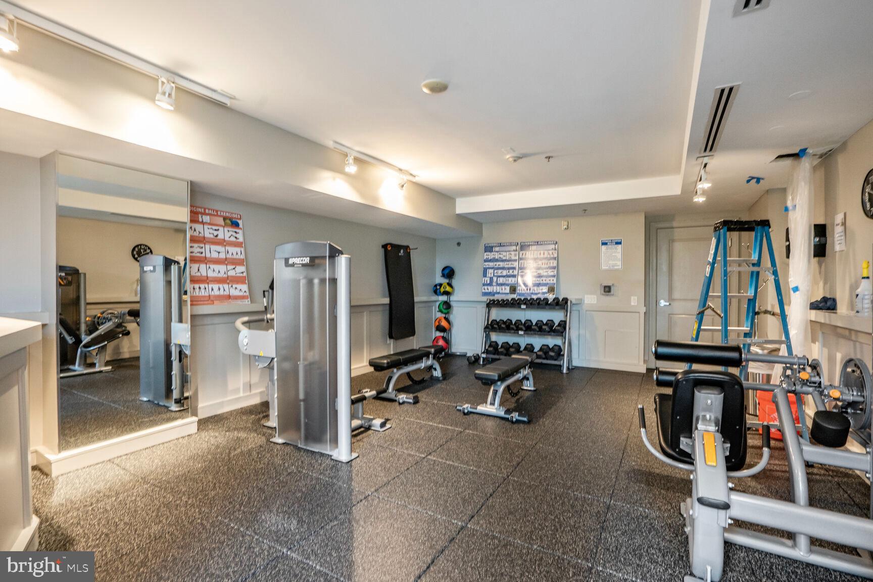 1830 Fountain Drive, Unit 1106 Reston, VA 20190 - Photo 19 of 30 a view of a room with gym equipment
