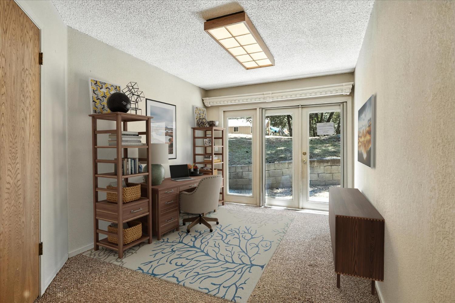 5783 Chowchilla Mountain Road Mariposa, CA 95338 - Photo 20 of 43 Virtually Staged Office. Virtual furnishings have been added to photos.