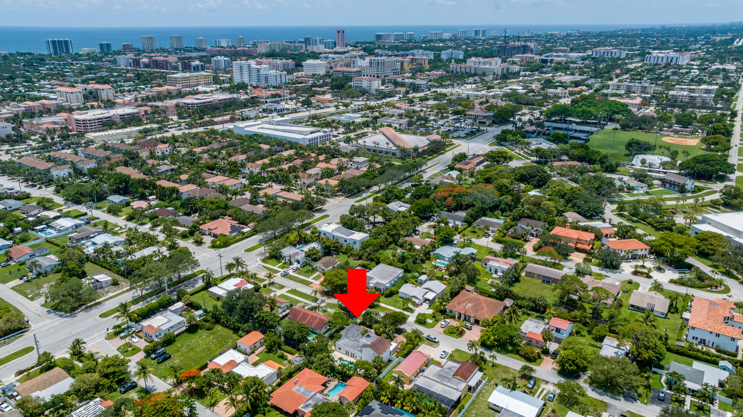 237 Northwest 7th Street Boca Raton, FL 33432 - Photo 16 of 17 Aerial View