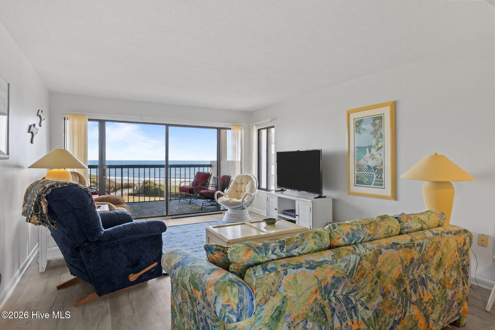 8801 Reed Drive, Unit 314W Emerald Isle, NC 28594 - Photo 10 of 53 Living Area Overlooking Ocean