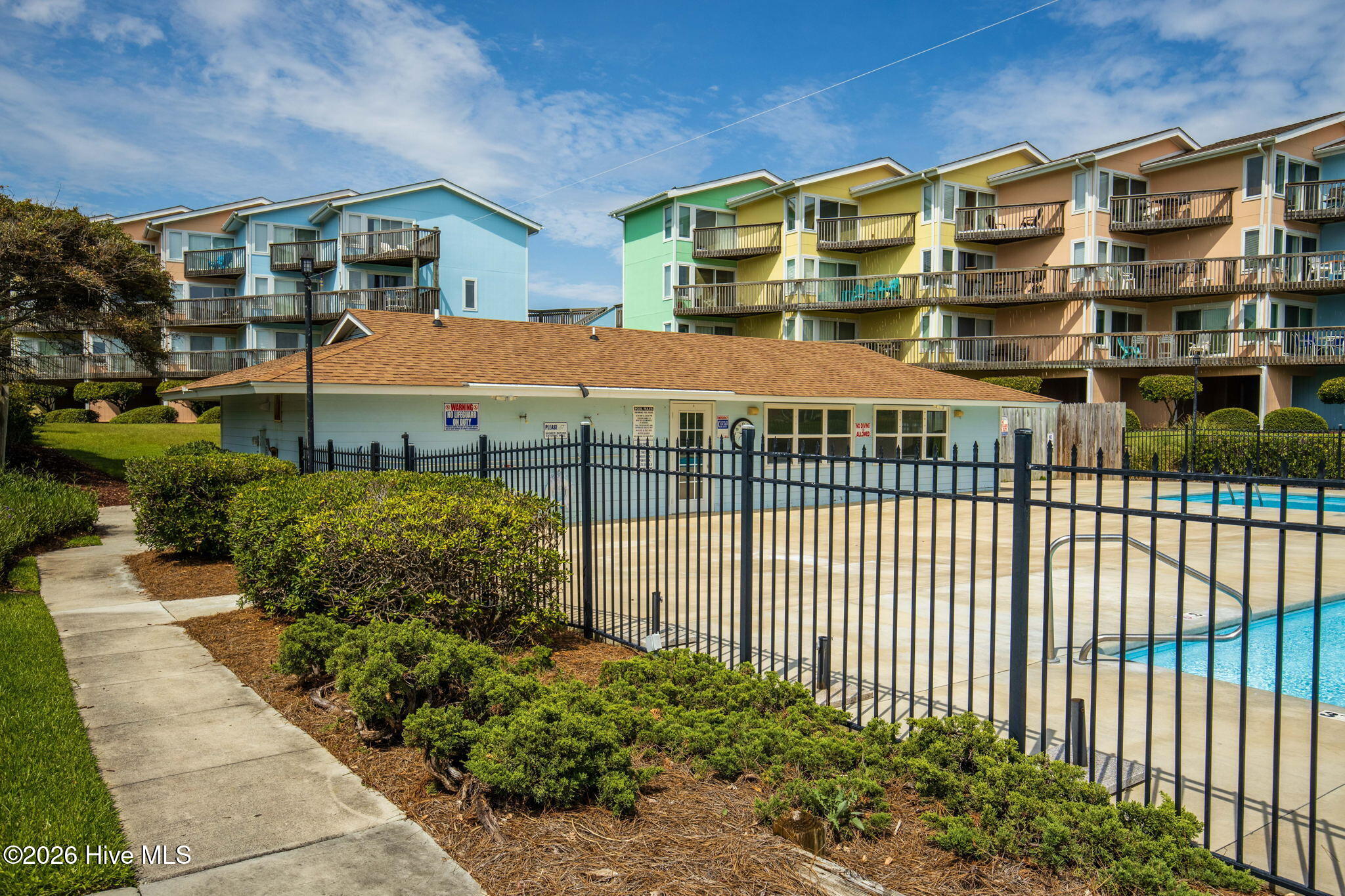 8801 Reed Drive, Unit 314W Emerald Isle, NC 28594 - Photo 47 of 53 Pool Cabana Access