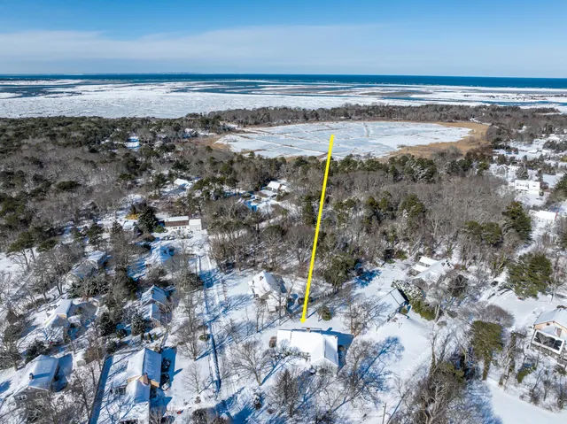 a view of an ocean and beach