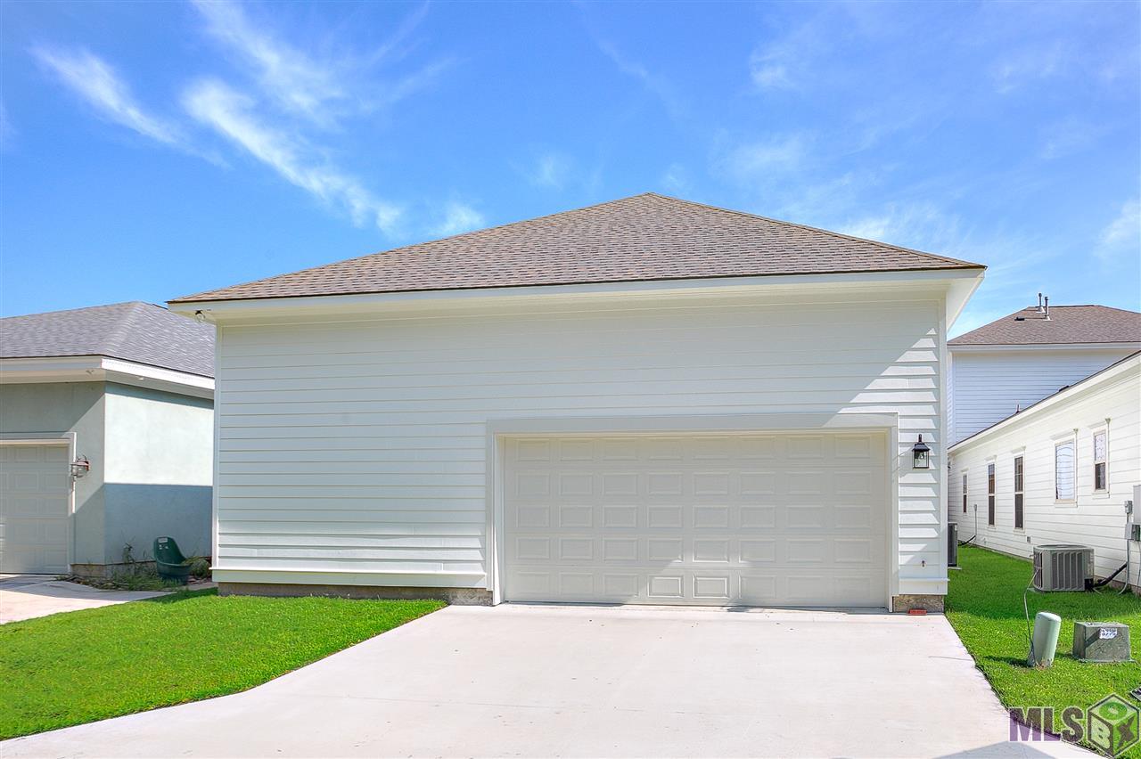 Rear view of the home