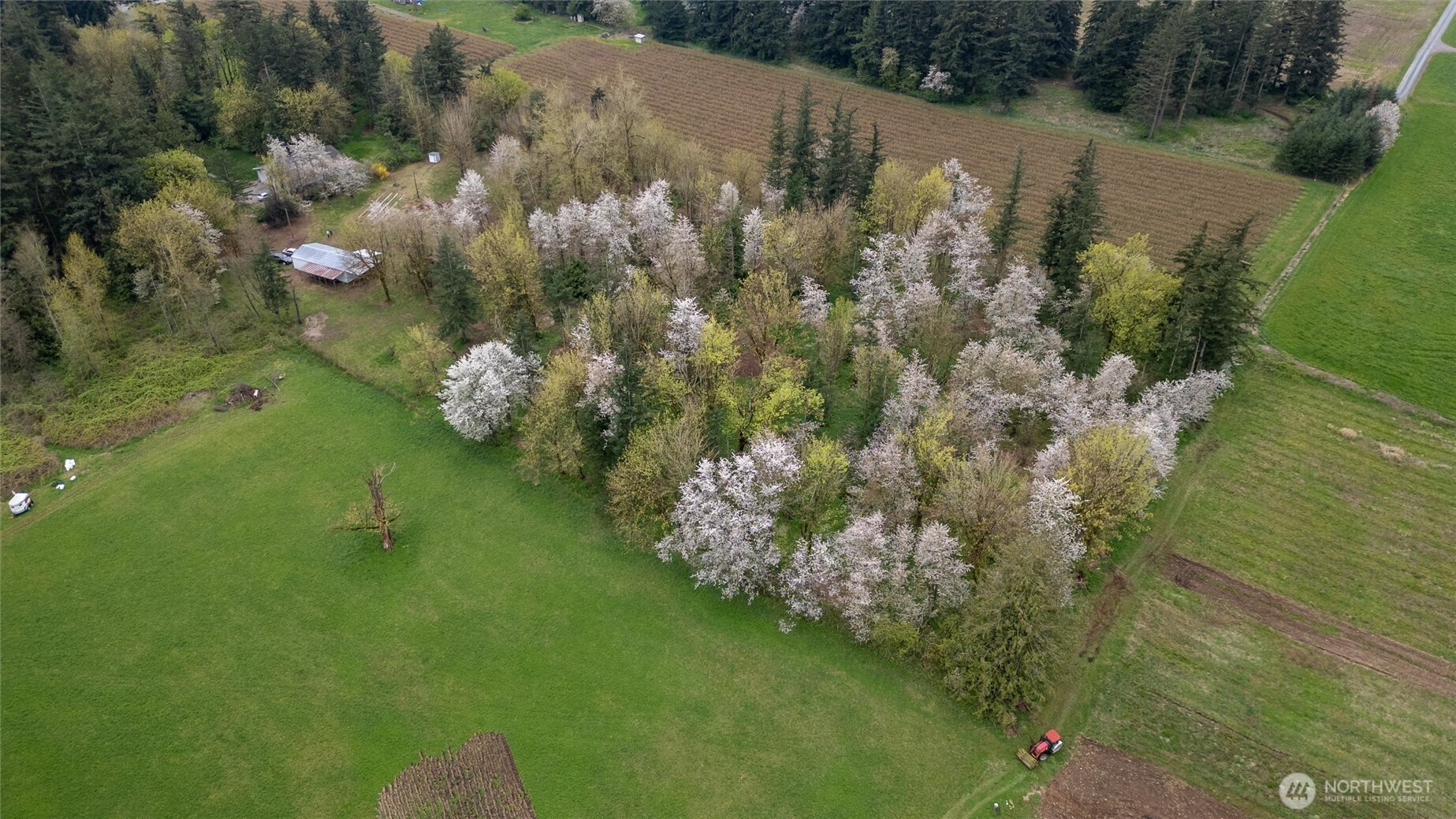 1822 East Pole Road Everson, WA 98247 - Photo 20 of 20 a view of a lake with a yard