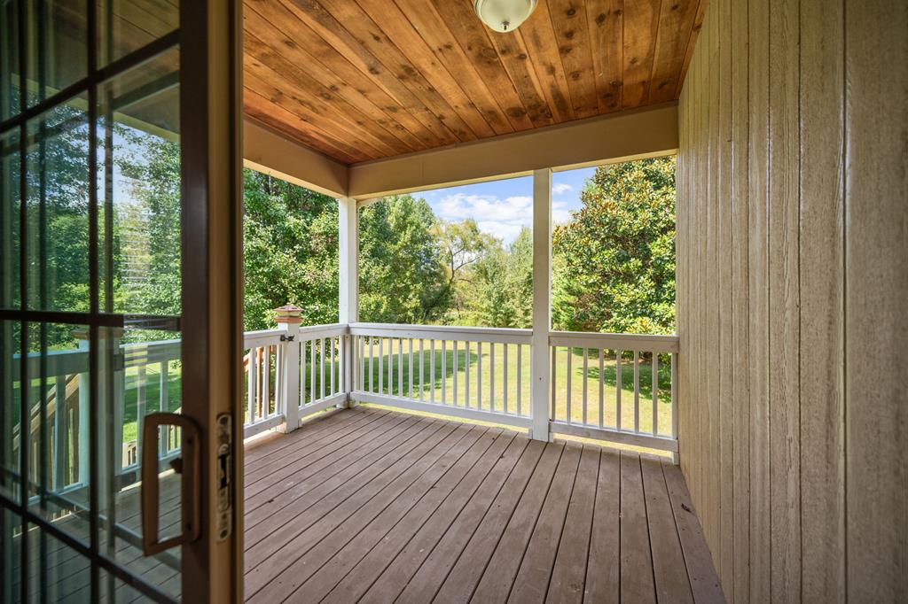 516 Crawford Road Blairsville, GA 30512 - Photo 36 of 49 a view of a wooden deck