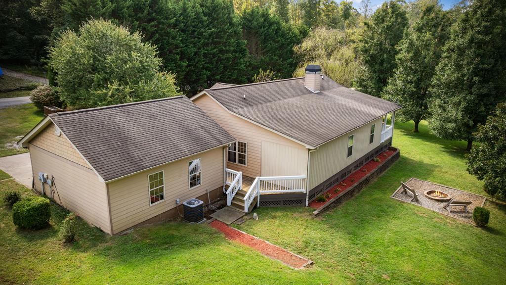 516 Crawford Road Blairsville, GA 30512 - Photo 9 of 49 a aerial view of a house with a yard and deck