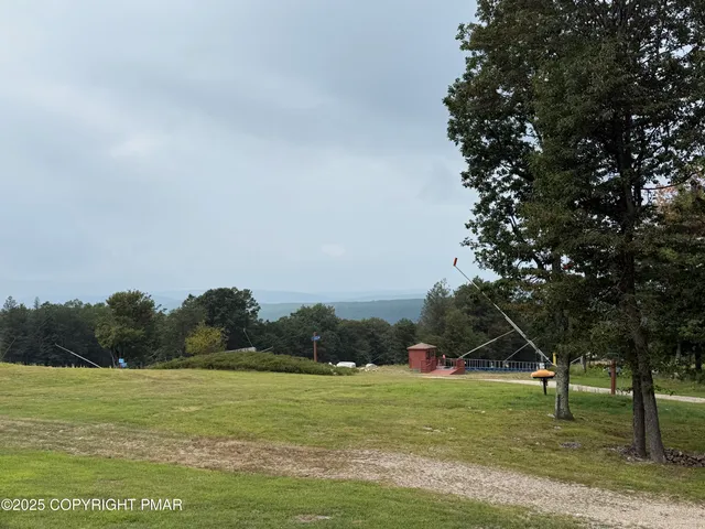 a front view of a house with a yard and a garage