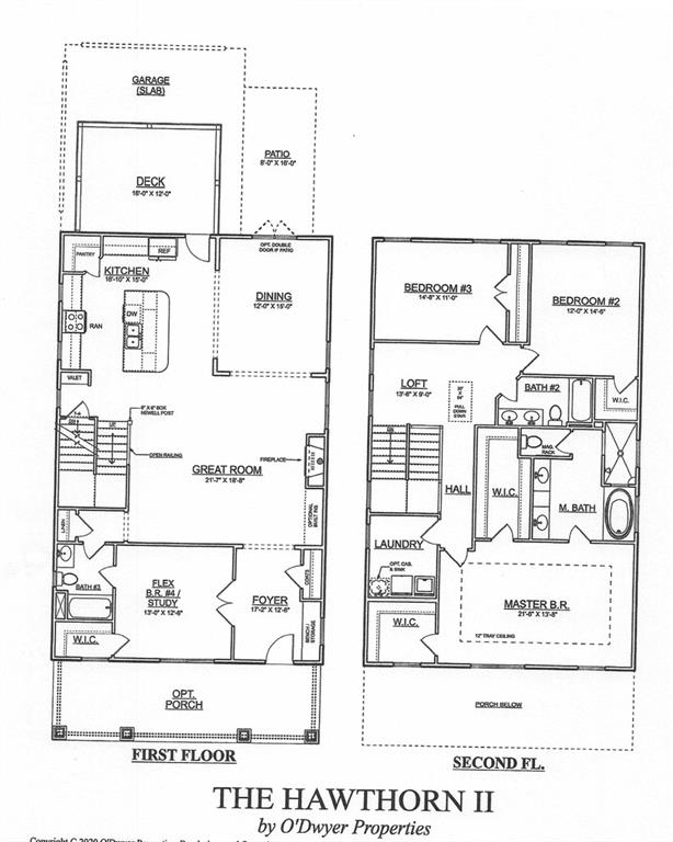 933 Rittenhouse Way Atlanta, GA 30316 - Photo 1 of 1 Hawthorn 2 floor plan. Th elevation will be F