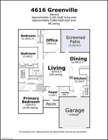 $418,000 | 2616 Greenville Drive, Marrero, LA 70072