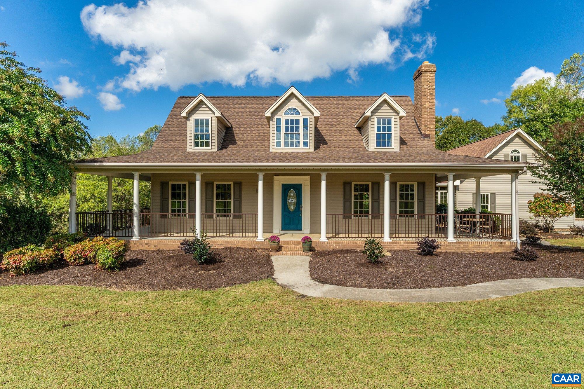 884 Pleasant Gap Drive Dry Fork, VA 24549 - Photo 13 of 72 a front view of a house with swimming pool and glass windows