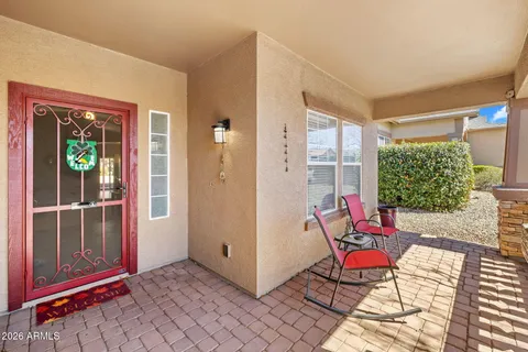 a outdoor space with a couch