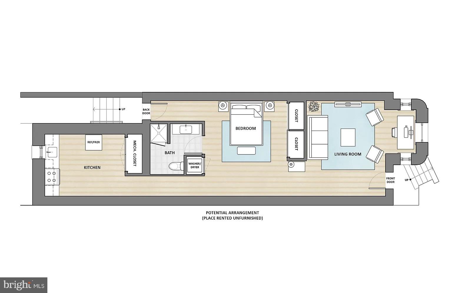 68 R Street Northwest Washington, DC 20001 - Photo 26 of 26 Lower Level Floor Plan