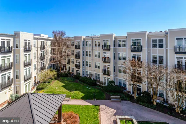 a view of a city with tall buildings