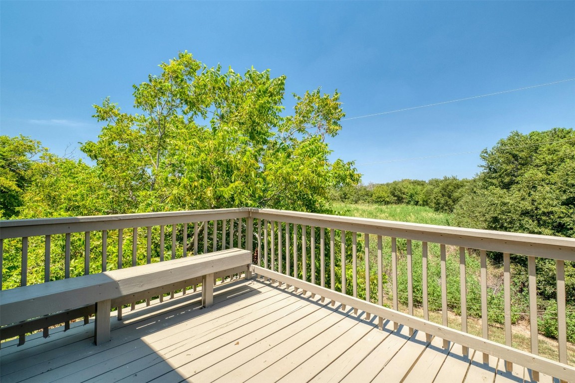 2550 FM 972 Georgetown, TX 78626 - Photo 17 of 29 a view of balcony with wooden floor and fence