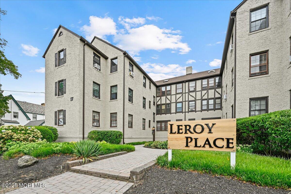 17 Leroy Place, Unit 3B Red Bank, NJ 07701 - Photo 3 of 36 a front view of a building with garden