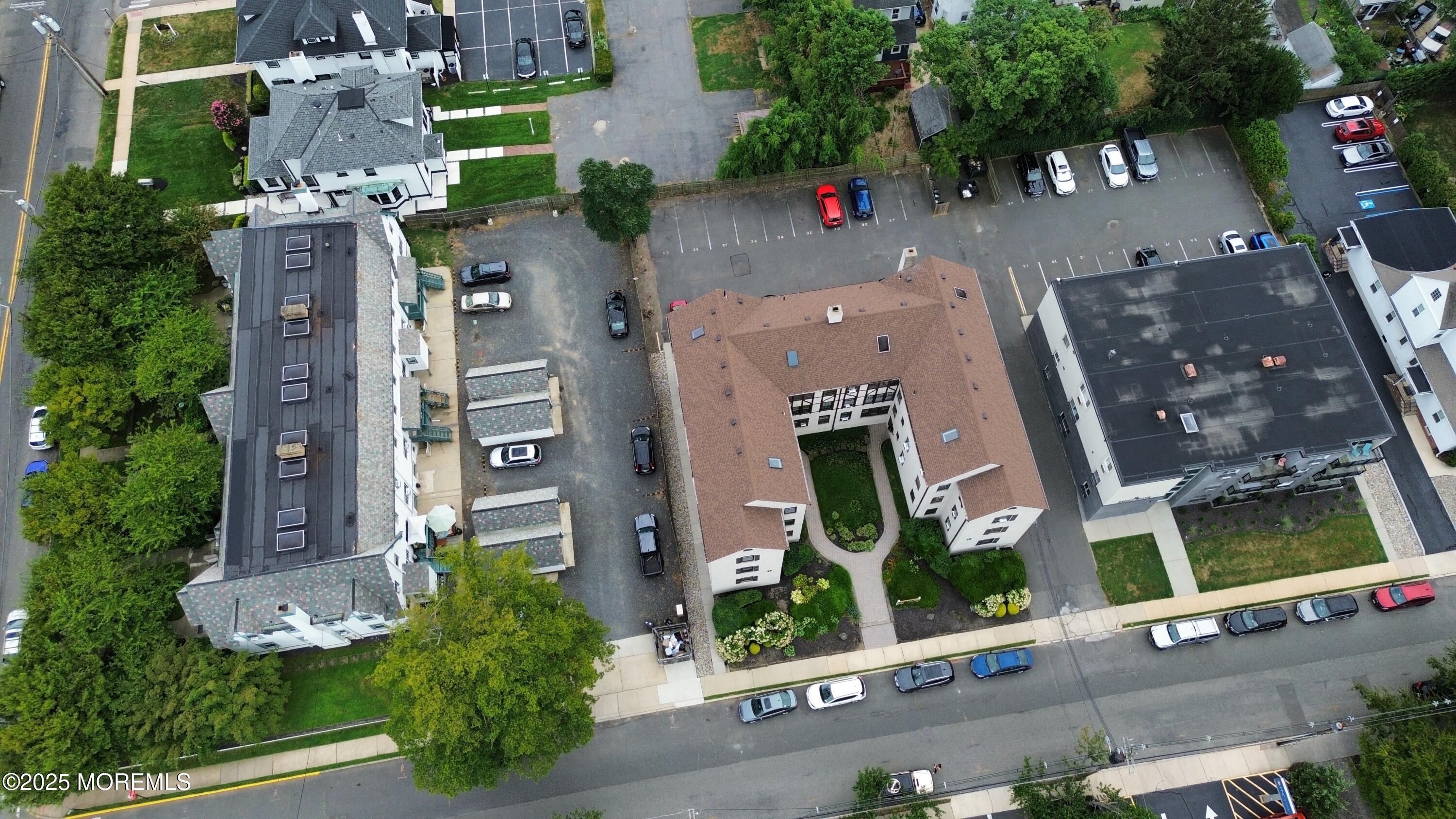17 Leroy Place, Unit 3B Red Bank, NJ 07701 - Photo 33 of 36 an aerial view of residential houses with outdoor space and street view