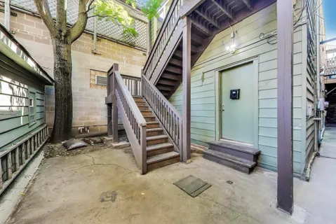 a view of outdoor space and deck