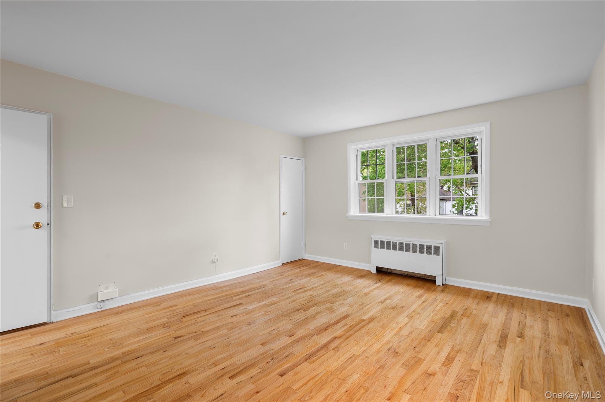 51 Cross Street, Unit 3B Yonkers, NY 10708 - Photo 6 of 18 Living room with a generous storage closet facing south.