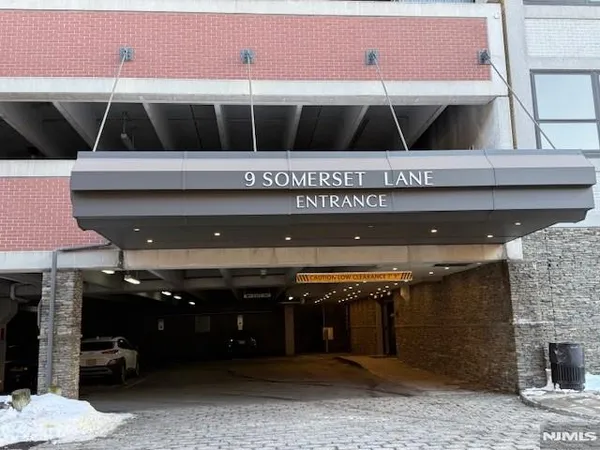 a front view of a building with entryway