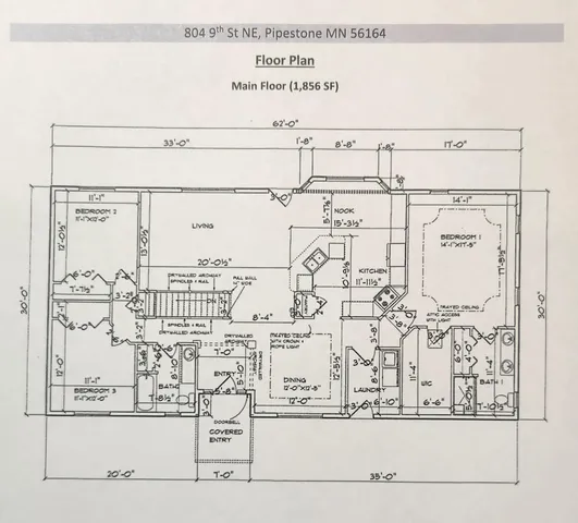 $439,900 | 804 9th Street Northeast, Pipestone, MN 56164