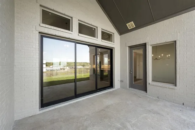 a view of a house with a balcony