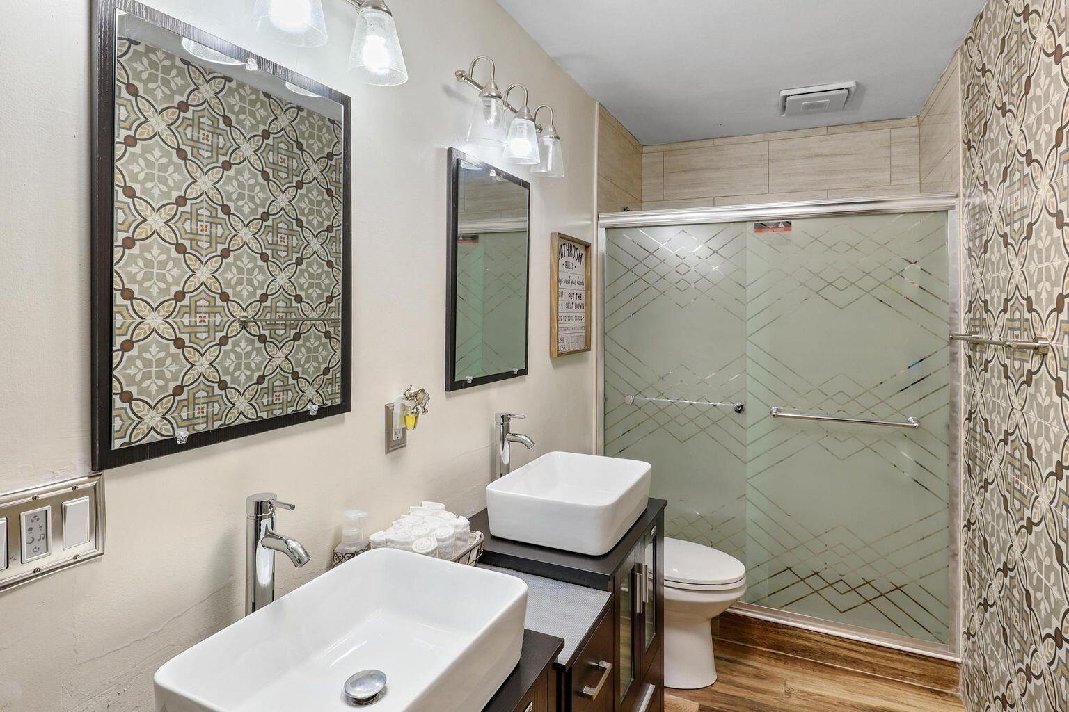 1101 Julia Heights Drive Lantana, FL 33462 - Photo 9 of 19 a bathroom with a sink toilet and shower