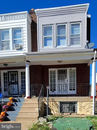 front view of a building with a street view