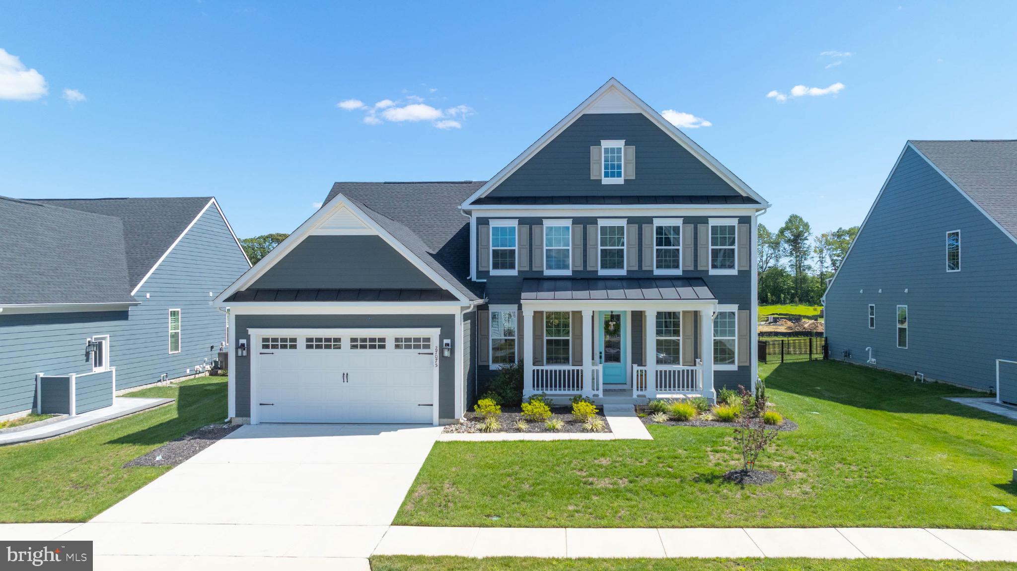 Charming modern home with inviting curb appeal.