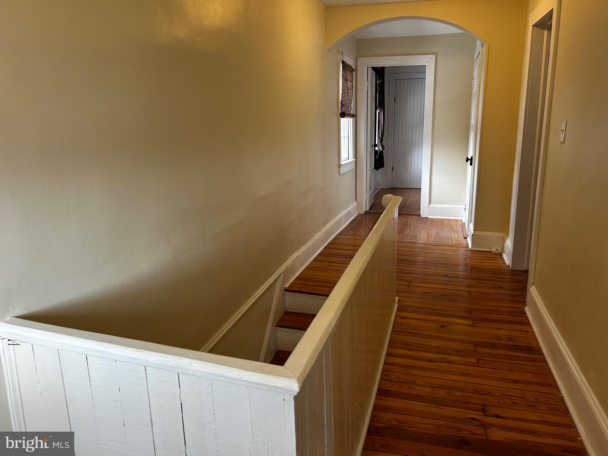 2 West Main Street Boyce, VA 22620 - Photo 37 of 65 a hallway with wooden floor and staircase