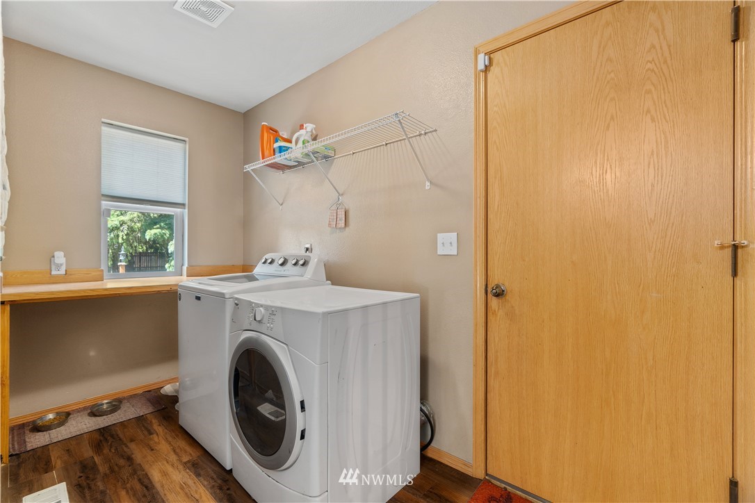 5037 180th Trail Southwest Rochester, WA 98579 - Photo 18 of 38 a utility room with dryer and washer